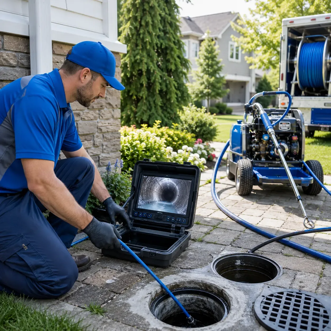 Outdoor drain cleaning professionals serving Greenville, TX